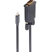 Shiverpeaks BS10-59045 Videokabel-Adapter 3 m USB Typ-C VGA (D-Sub) Schwarz