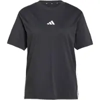 Adidas T-Shirt Essentials 3-Stripes JD0846 Schwarz Regular Fit 36