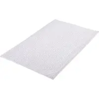 Kleine wolke Badematte "Chrissy", rutschhemmend beschichtet, fußbodenheizungsgeeignet-beidseitig nutzbar, Badteppich, Uni Farben