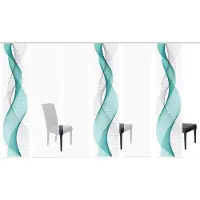 Home wohnideen Schiebegardine "OPALIA 6ER SET", (6 St.), HxB: 245x60