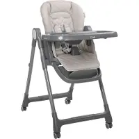 Lorelli Kinderhochstuhl Chef 3 in 1 klappbar Kinderstuhl Booster-Sitz Fußstütze beige