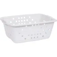 Eda Wäschekorb PRIMA, 45 Liter, PP, weiss Masse: (B)620 x (T)444 x (H)248 mm