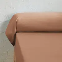 La redoute interieurs Nackenrollenbezug Scenario, Uni, Perkal Aus Bio-baumwolle