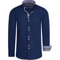 Rusty neal Overhemd Regular Fit Blau
