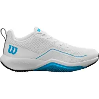 Wilson Tennisschuhe Wilson Rush Pro Lite OZ Herren White / Atomic Blue / Navy Blazer-Schuhgröße 47,5