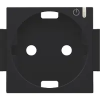 Niko 161-66930 Abdeckung für verbundene schaltbare Wandsteckdose mit Schutzkontakt un 16166930