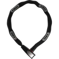 ABUS Kettenschloss Catena 6806K QST – Fahrradschloss mit Halterung – -Sicherheitslevel 6 – 6 mm stark – 110 cm lang – Schwarz