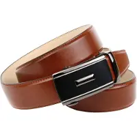 Anthoni Crown Ledergürtel in trendigem Cognac-Ton