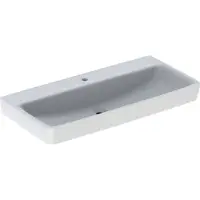 Geberit Waschtisch Renova Plan 100x48cm, Hahnl. mit., o. Überlauf, weiß