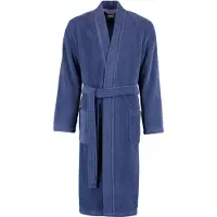 Cawö Bademantel 823 Blau Herren-46 / 48