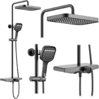 REA Duschgarnitur Bari Titanium
