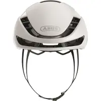 ABUS Rennradhelm GameChanger 2.0 - High Performance Aerohelm mit optimierter Aerodynamik und Belüftung - für Damen und Herren - Weiß, Größe S (51-55 cm)