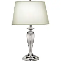Elstead Lighting Stuyvesant Tischleuchte E27 Poliertes Nickel