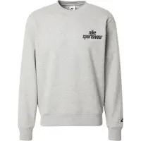 Nike M NK CLUB BB CREW NSW GFX DK GREY HEATHER/BLACK
