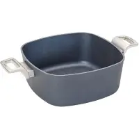 Norbert Woll Diamond LITE Pro, Gussbräter, viereckig, 26 x 26 cm ohne Deckel nicht Induktion