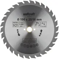 Wolfcraft GmbH 1 Kreissägeblatt