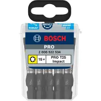 Bosch PRO Torx Impact Bit, T25, 55 mm, 15-tlg.