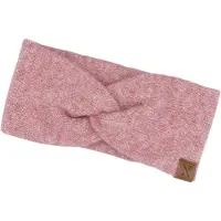 Maximo Stirnband , Mädchen, Gr. 55/57, rosa (dusty rose), Strick, Materialmix, meliert, Mützen Stirnband, doppelt gestrickt, wärmend, weich