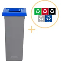 Plafor - Fit Bin 53l - Recycling - Blau