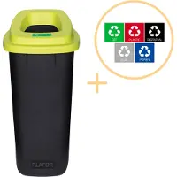 Plafor - Prullenbak 90l – Recycling – Grün