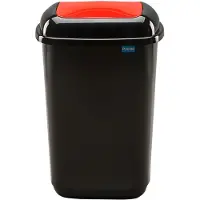 Plafor - Quatro Mülleimer 45l – Recycling – Rot