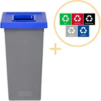 Plafor - Fit Prullenbak 75l – Recycling – Blau