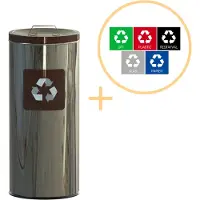 Alda Eco - Prestige Abfallbehälter 45l - Braun