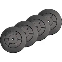 Iron gym Hantelscheiben 4 x 5 kg Ø 25 mm - Kurzhantelgewichte - Plattenset - Langhantelgewichte