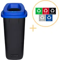 Plafor - Prullenbak 90l – Recycling – Blau