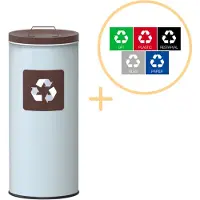 Alda Eco - Prestige Abfallbehälter 45l - Gelb