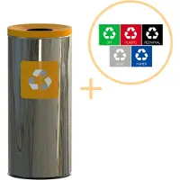 Alda Eco - Prestige Abfallbehälter 45l - Gelb