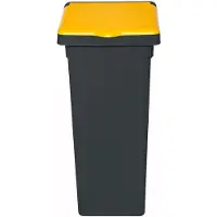 Plafor - Fit Mülleimer mit Deckel 75l – Recycling – Blau