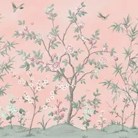 Laura Ashley Vliestapete "Eglantine - Fototapete" FSC zertifiziert, mit lebhaftem Druck, 2,8 Meter Länge