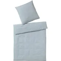 Elegante Leinen-Bettwäsche Pure Farbe pastell-grün Größe 135x200+80x80cm