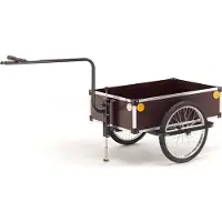 Roland Fahrradanhänger Profil Hochdeichsel 120 Liter, Braun