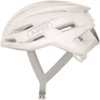 ABUS Rennradhelm StormChaser ACE - leichter Fahrradhelm für Radrennen, Gravelbike-Touren und Cyclocross - für Damen und Herren - Pure White, Größe M (54-58 cm)