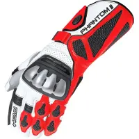 Held Phantom II Handschuh weiß/rot 8,5 Herrenrot8,5 - Motorradbekleidung - Motorradhandschuhe