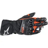 Alpinestars GP Plus R V2 Schwarz Rot Fluo Handschuhe Größe L