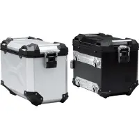 SW-Motech TraX Adventure Alu Seitenkoffer L 45 Liter links silber Unisexanthrazit020 - Motorradzubehör - Motorradgepäck
