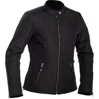 Richa Lausanne wasserdichte Damen Motorrad Textiljacke, schwarz, M