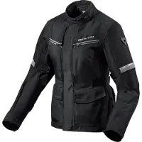 REV'IT! Outback 3 Ladies Schwarz Silber CE Jacke Größe 36