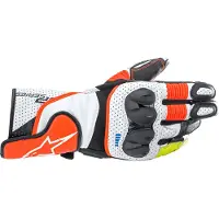 Alpinestars SP-2 V3 Sporthandschuh schwarz/weiß/rot M UnisexweißM - Motorradbekleidung - Motorradhandschuhe