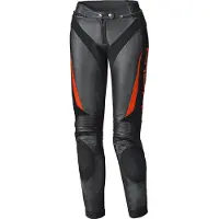 Held Lane II Damen Schwarz Rot Motorrad Lederhose Größe 42