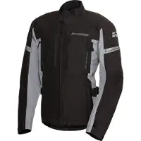 Road Touring Textiljacke 2.0 Schwarz - Leicht, Belüftet, Sicher für Motorradtouren