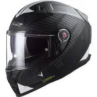 LS2 Ff811 Vector II Splitter Schwarz Weiß Integralhelm Größe XL