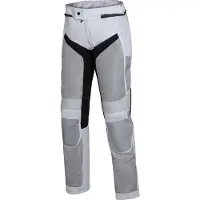 IXS Trigonis-Air Hellgrau Schwarz Motorrad Textilhose Größe S