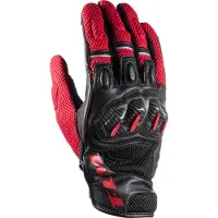 FLM Ramair Leder/Textilhandschuh kurz rot 8 Herrenrot8 - Motorradbekleidung - Motorradhandschuhe