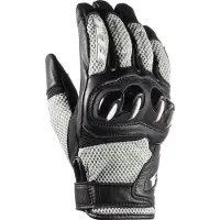 FLM Misano Air Damen Leder/Textilhandschuh kurz grau 7 Damengrau7 - Motorradbekleidung - Motorradhandschuhe