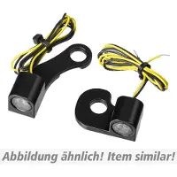 HeinzBikes Nano Led Armaturen-Blinker DYNA 90-17, SCHWARZ Aluminium