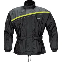 GMS Douglas Schwarz Gelb Regenjacke Größe 3XL